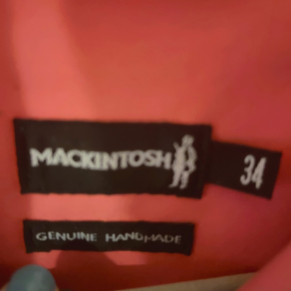 Vintage Mackintosh coat•handmade•rare color